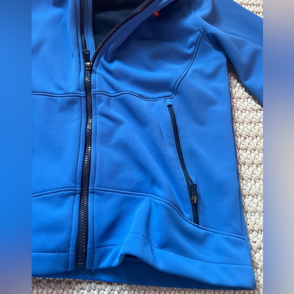 Under Armour Blue and Orange Softshell Jacket - Boys Youth - Picture 4 of 5